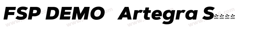 FSP DEMO   Artegra S字体转换